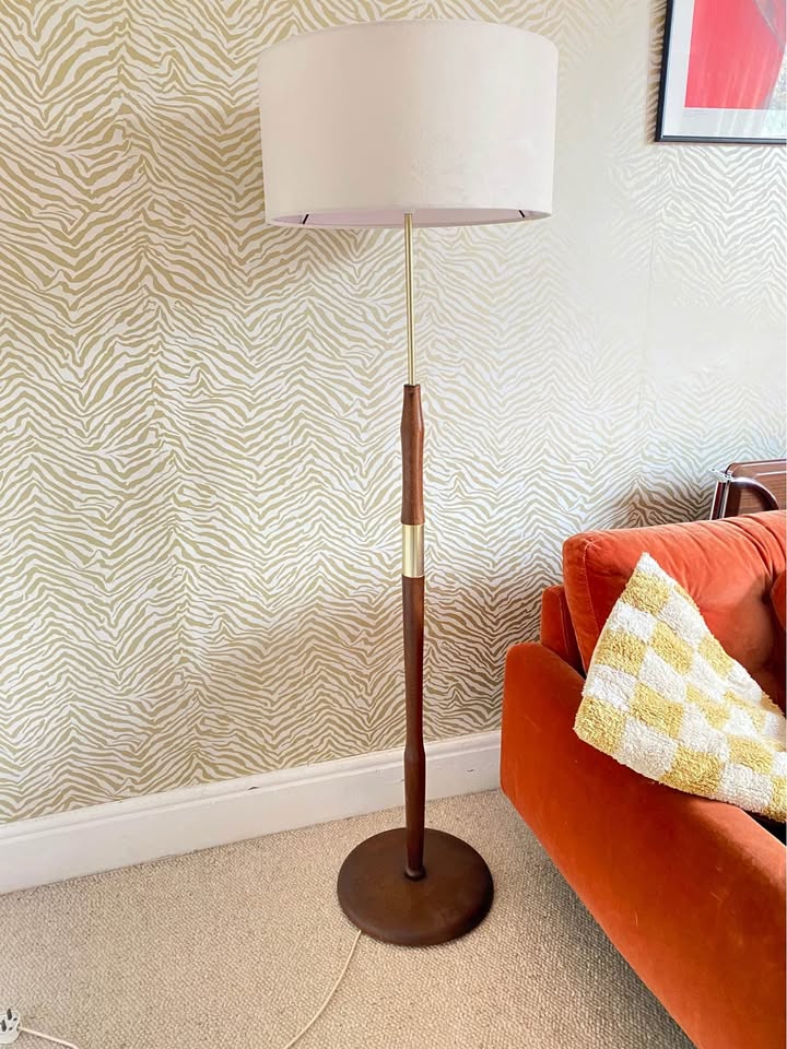 Sourced item: Teak Mid-century Floor Lamp